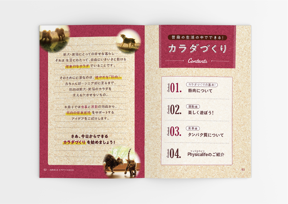 ユニ・チャーム様 フィジカライフ販促冊子（2021）  株式会社ベネッセコーポレーション 様