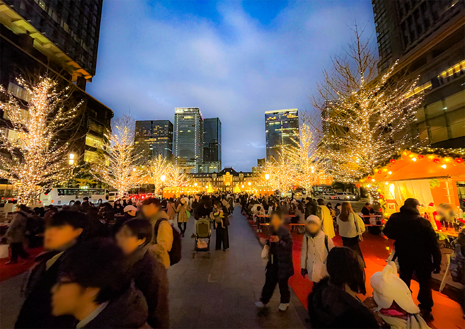 丸の内クリスマスマーケット メニューPOP・フロアマップ等（2025）  株式会社ザート商会 様