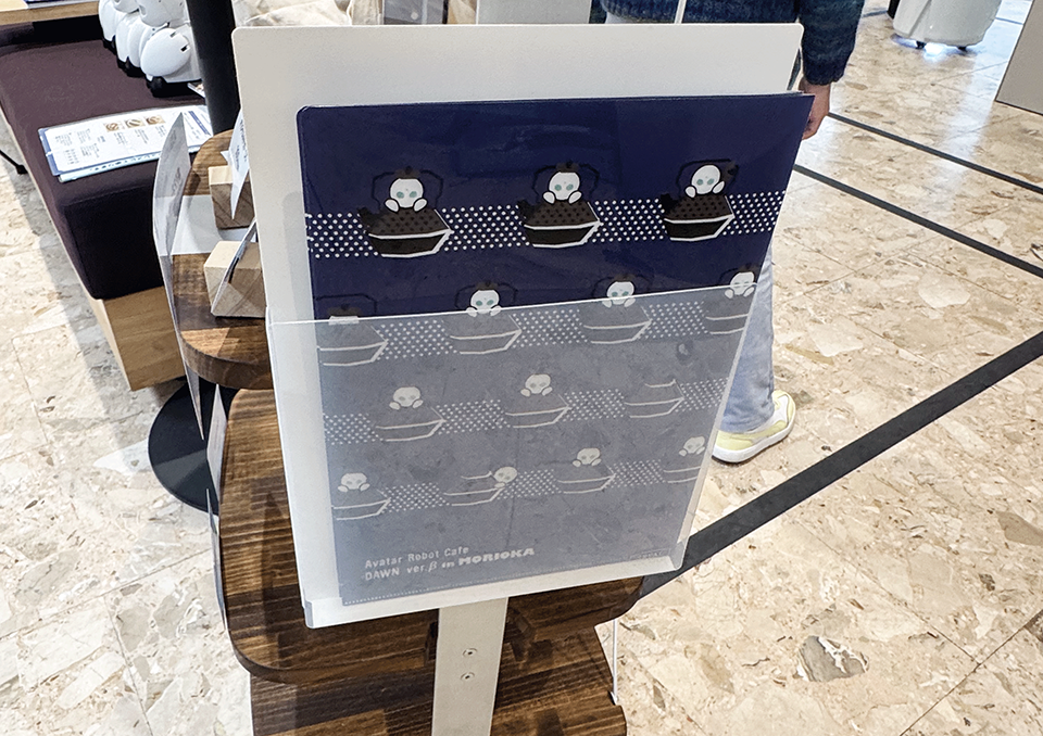 「DAWN ver.β in 盛岡」グッズ・三つ折りビラ・店内ポスター（2026）  株式会社オリィ研究所 様